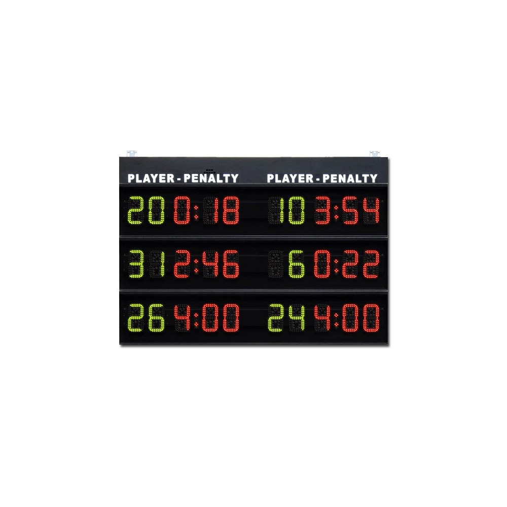 Modulo per visualizzazione 3+3 tempi di penalità, serie M