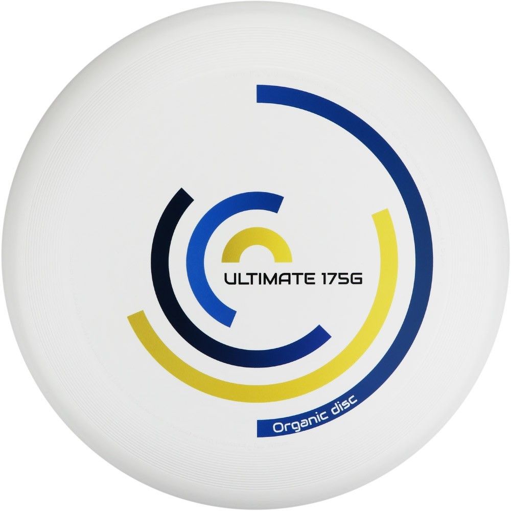 Frisbee per Ultimate da competizione modello Rotator - blu, giallo e nero