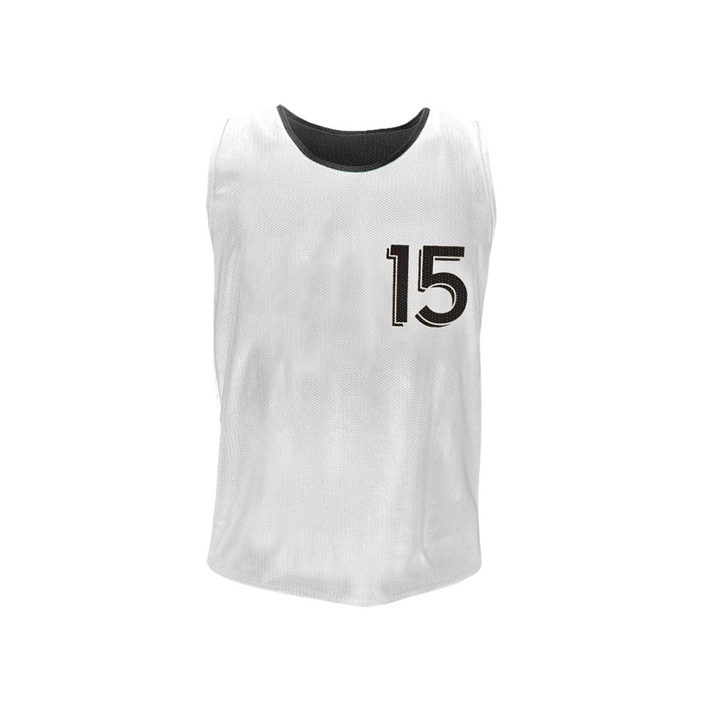 maglia reversibile bianca numerata