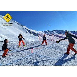 Street racket sulla neve