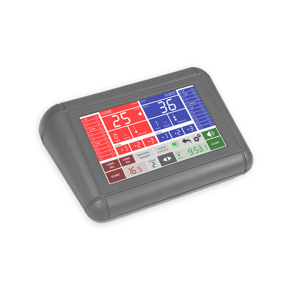 Console visualizzata programmabile, touchscreen, ricaricabile