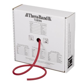 Rotolo elastico tubolare Thera-Band 30,5 m Rosso, leggero