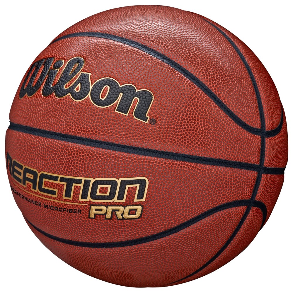 Pallone basket Wilson Reaction Pro lato