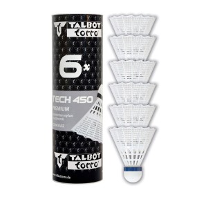 Set di 6 volani per badminton Torro Tech 450 Premium