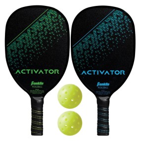 Set pickleball Franklin Activator con 2 racchette in legno e 2 palle X-40